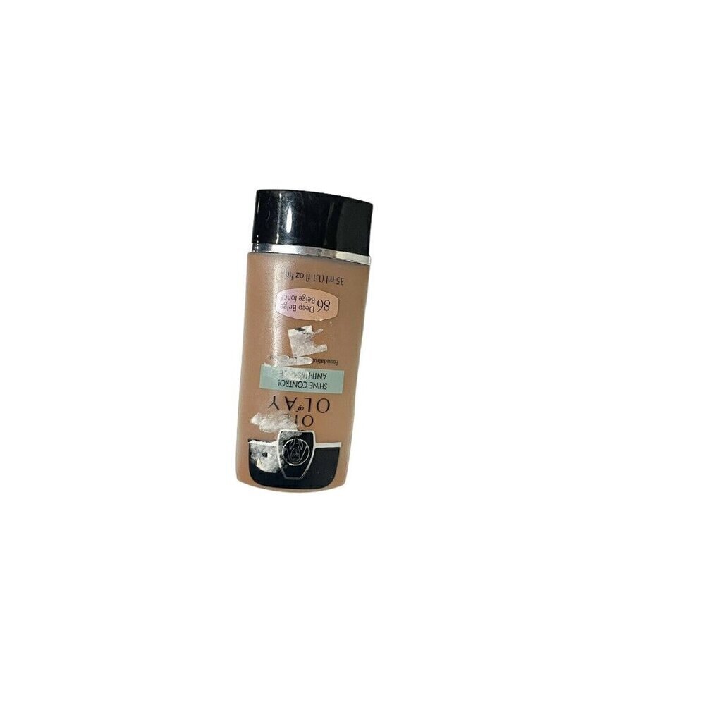 OIL OF OLAY SHINE CONTROL FOUNDATION 86 DEEP BEIGE‎ 1.1FL OZ
